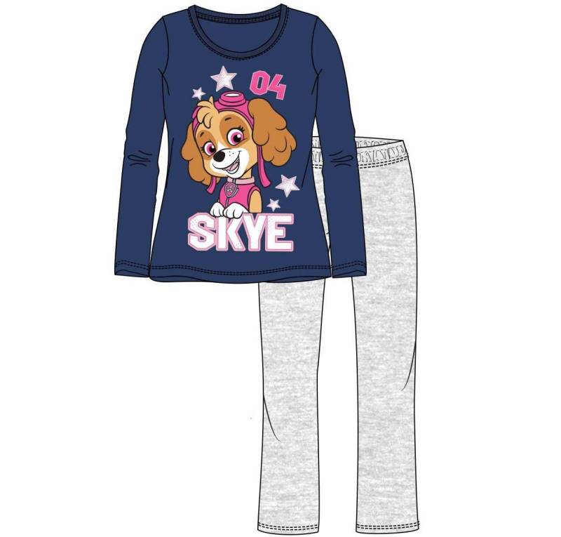 PAW PATROL Schlafanzug Langer Mädchen Schlafanzug 2 Teile Pyjama 98 104 110 116 128 von PAW PATROL