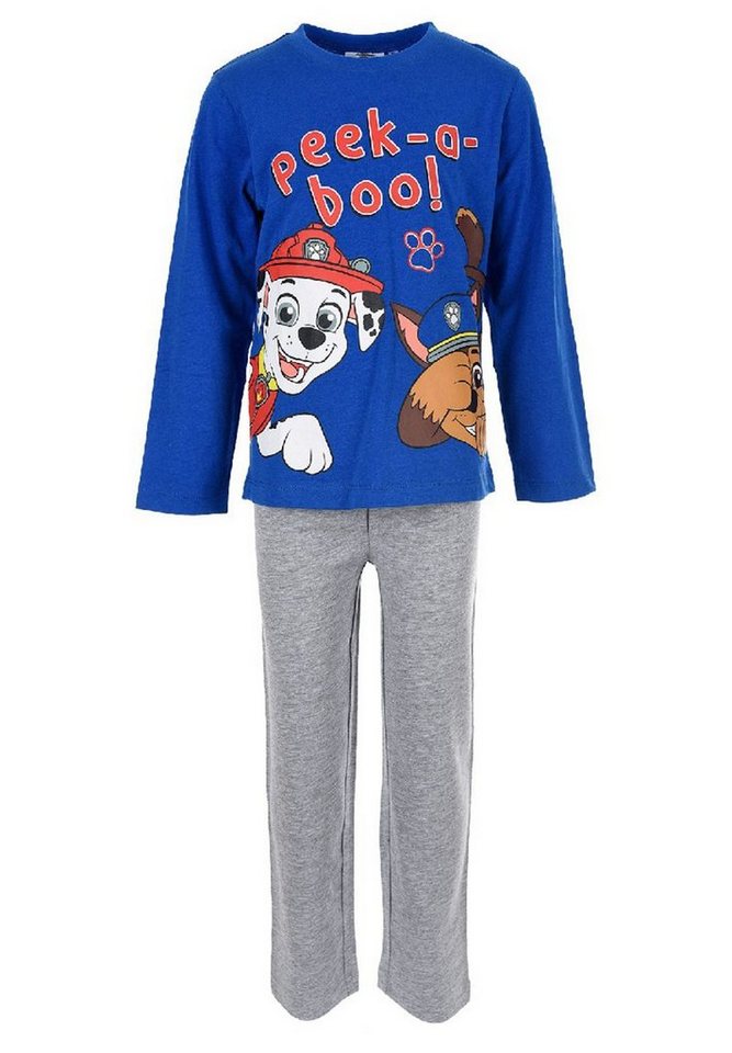 PAW PATROL Schlafanzug Marshall Chase Kinder Jungen Pyjama Schlaf-set (2 tlg) von PAW PATROL