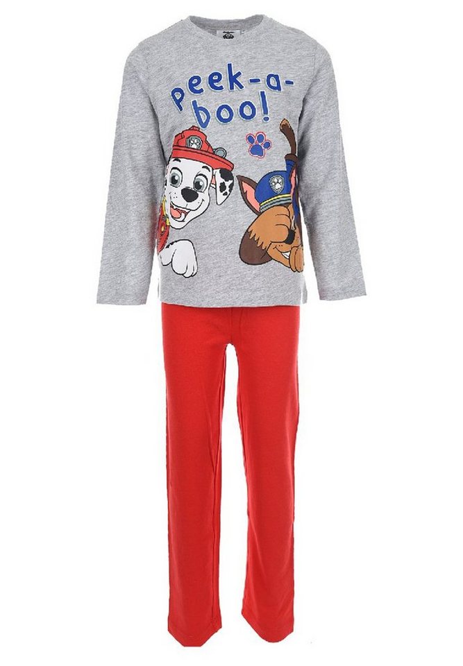 PAW PATROL Schlafanzug Marshall Chase Kinder Jungen Pyjama Schlaf-set (2 tlg) von PAW PATROL