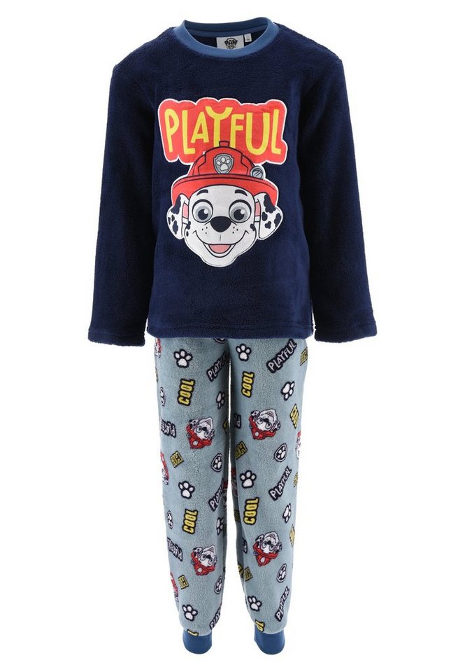 PAW PATROL Schlafanzug Marshall Jungen Pyjama Langarm Shirt + Schlafhose (2 tlg) von PAW PATROL