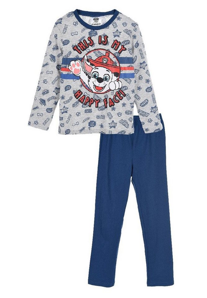 PAW PATROL Schlafanzug Marshall Kinder Jungen Pyjama langarm Nachtwäsche von PAW PATROL