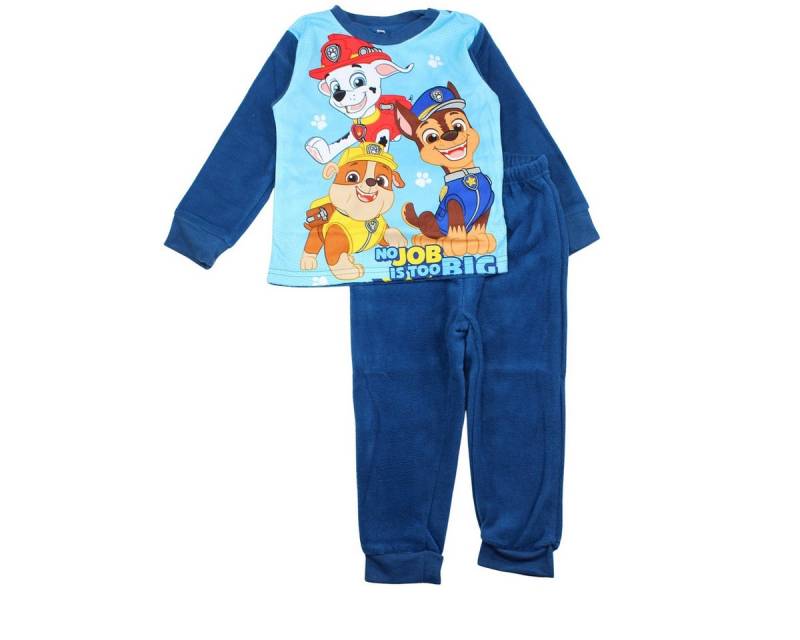 PAW PATROL Schlafanzug PAW PATROL Jungen Fleece Pyjama warmer Schlafanzug von PAW PATROL