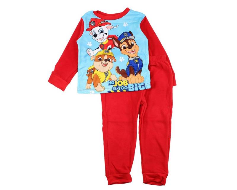 PAW PATROL Schlafanzug PAW PATROL Jungen Fleece Pyjama warmer Schlafanzug von PAW PATROL