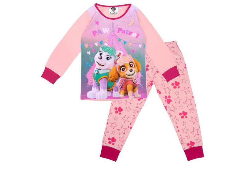 PAW PATROL Schlafanzug PAW PATROL Mädchen Schlafanzug Pyjama Langarm Skye von PAW PATROL
