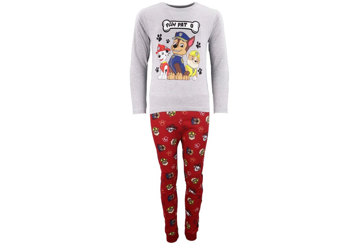 PAW PATROL Schlafanzug Paw Patrol Jungen Kinder Schlafanzug Pyjama Gr. 98 bis 128 von PAW PATROL