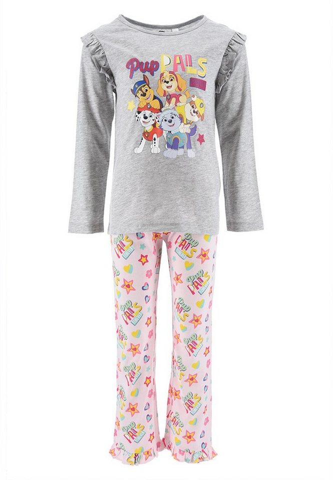 PAW PATROL Schlafanzug Skye Kinder Mädchen Pyjama langarm Nachtwäsche (2 tlg) von PAW PATROL