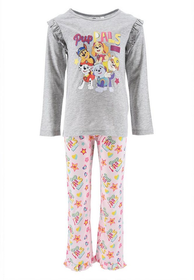 PAW PATROL Schlafanzug Skye Kinder Mädchen Pyjama langarm Nachtwäsche (2 tlg) von PAW PATROL