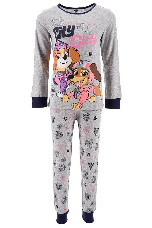 PAW PATROL Schlafanzug Skye Kinder Mädchen Pyjama langarm Nachtwäsche (2 tlg) von PAW PATROL