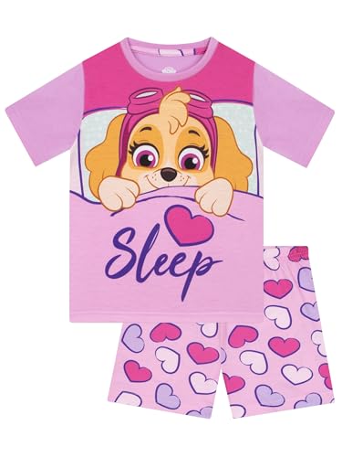 PAW PATROL Schlafanzug | Skye Schlafanzüge Für Mädchen | Mädchen Pyjama | Rosa 122 von PAW PATROL