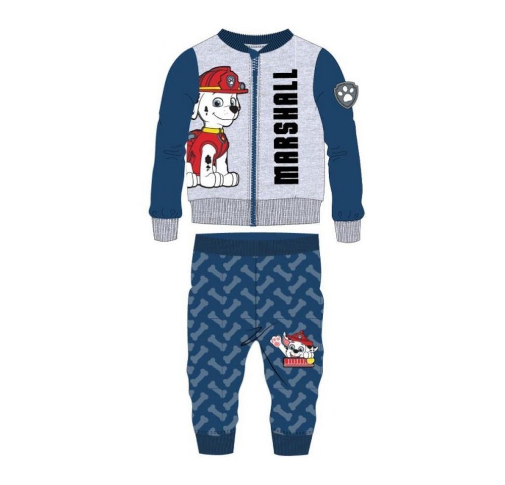 PAW PATROL Shirt & Hose PAW Patrol 'Marshall' Trainingsanzug für Babys/Kleinkinder, Rot/Grau (Set, 2-tlg) von PAW PATROL