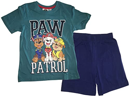 PAW PATROL Shorty Pyjama (Petrolblau, 98) von PAW PATROL