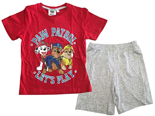 PAW PATROL Shorty Pyjama (rot, 110) von PAW PATROL