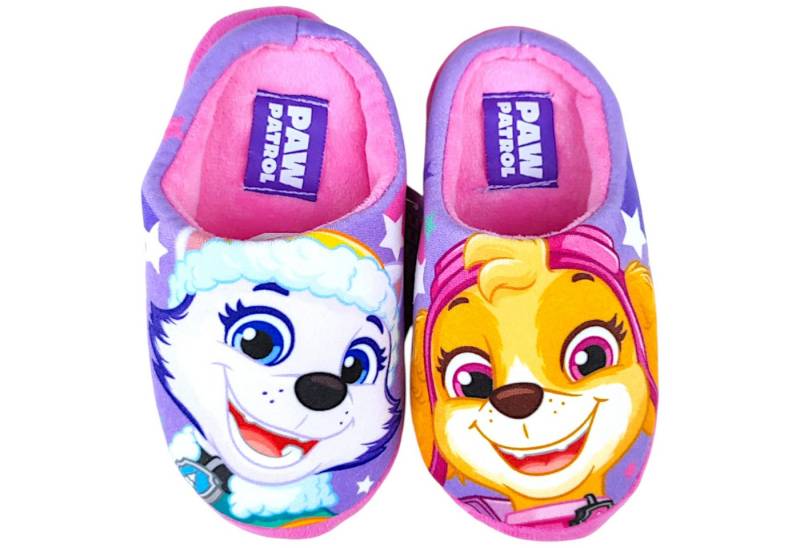 PAW PATROL Skye & Everest Hausschuh Mädchen Slipper Pantoffeln Gr. 26-31 von PAW PATROL