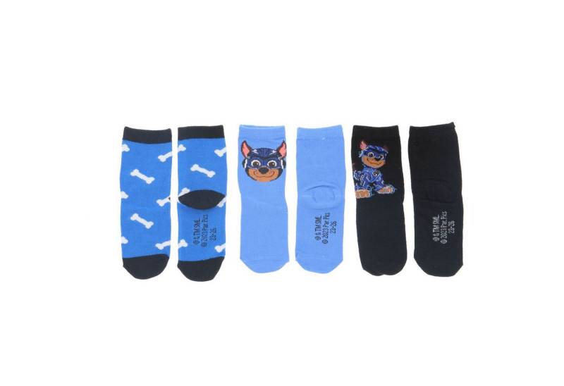 PAW PATROL Sneakersocken Paw Patrol 3er-Pack Kinder Söckchen Socken mit Helden-Motiven von PAW PATROL