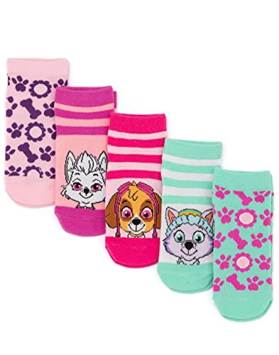 PAW PATROL Socken 5 Pack Kinder Mädchen Kleinkinder Charaktere rosa blaue Schuhe von PAW PATROL