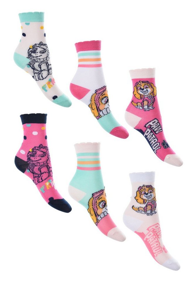 PAW PATROL Socken Skye Kinder Mädchen Strümpfe Socken (6-Paar) von PAW PATROL
