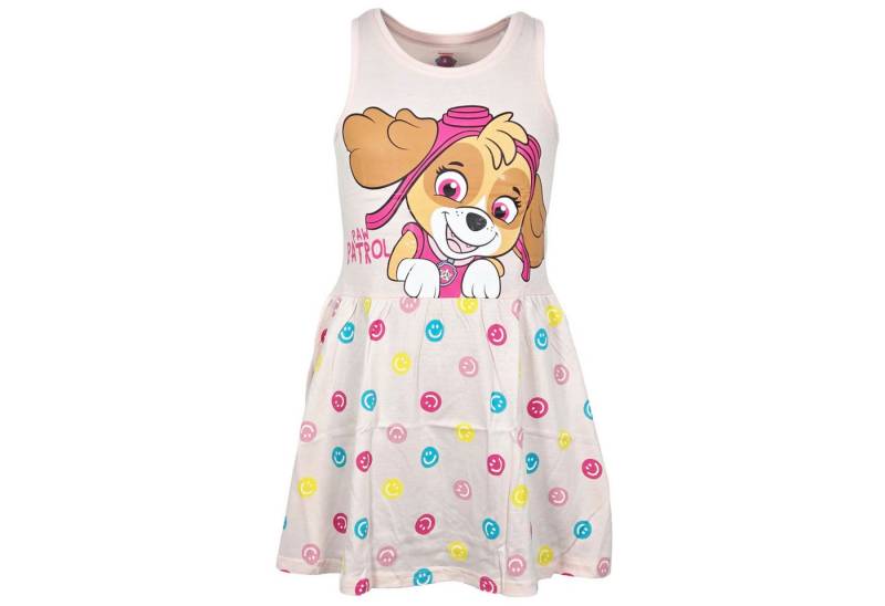 PAW PATROL Sommerkleid Paw Patrol Skye Kinder Mädchen kurzarm Kleid Sommerkleid 100% Baumwolle, Gr. 92 bis 128 von PAW PATROL