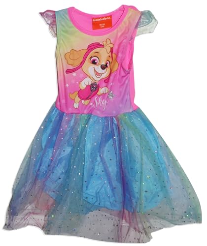 PAW PATROL Sommerkleid für Mädchen mit Tüll, UK, Alter, 3 Jahre, 4 Jahre, Regular, Rosa von PAW PATROL