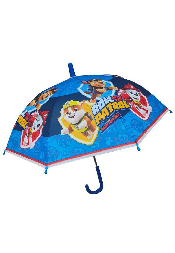 PAW PATROL Stockregenschirm Chase Marshall Jungen Kinder Regenschirm Stock-Schirm von PAW PATROL