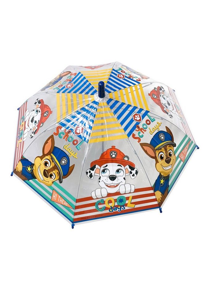 PAW PATROL Stockregenschirm Chase Marshall Jungen Kinder Regenschirm Stock-Schirm von PAW PATROL