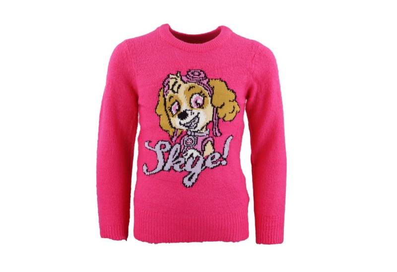 PAW PATROL Strickpullover Paw Patrol Skye Kinder Mädchen Pullover Gr. 98 bis 128 von PAW PATROL