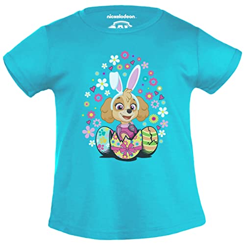 PAW PATROL Superhelden Skye Osterhase Bunny Ostergeschenke Mädchen T-Shirt 140 Hellblau von PAW PATROL