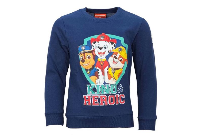 PAW PATROL Sweater Paw Patrol Chase Rubble Kinder Jungen Pullover Pulli Sweater Gr. 98 bis 134 von PAW PATROL