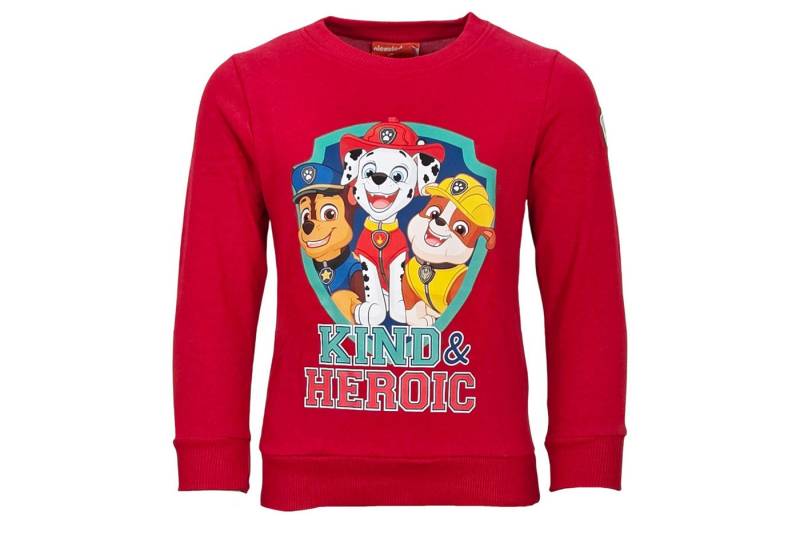 PAW PATROL Sweater Paw Patrol Chase Rubble Kinder Jungen Pullover Pulli Sweater Gr. 98 bis 134 von PAW PATROL