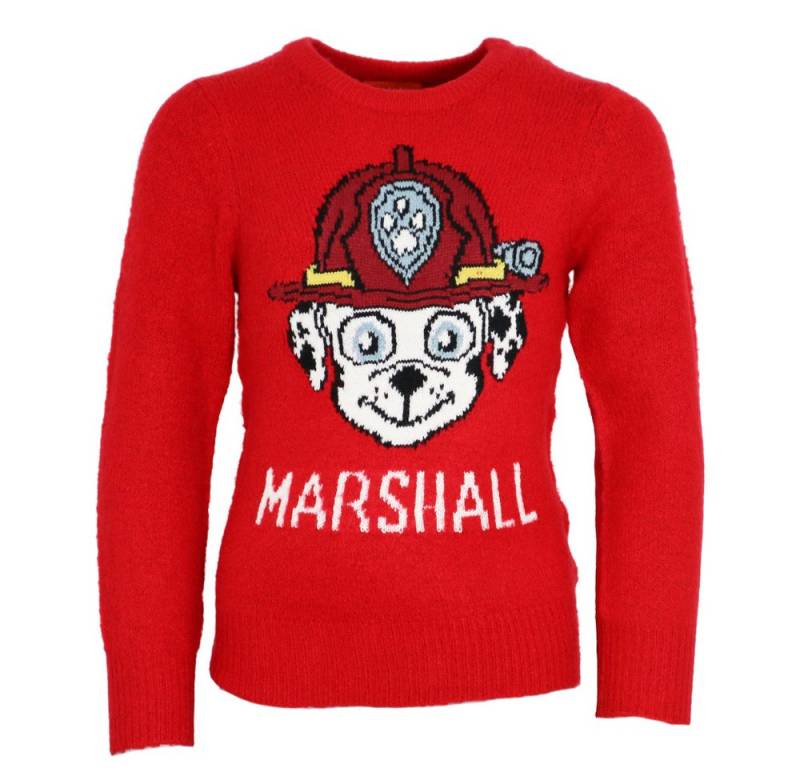 PAW PATROL Sweater Paw Patrol Marshall Kinder Jungen Strick Pullover Gr. 98 bis 128 von PAW PATROL