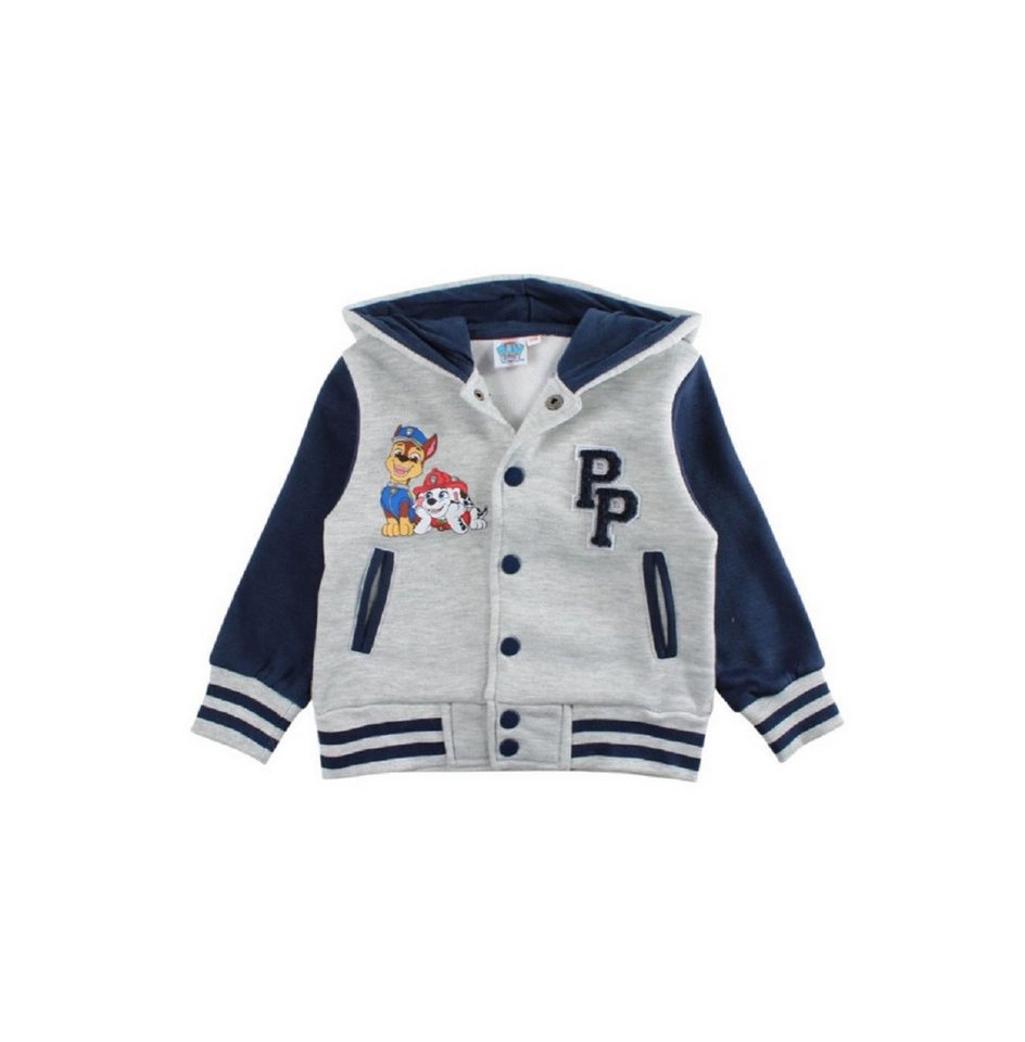 PAW PATROL Sweatjacke Kapuzenjacke für Jungen College-Jacke mit Knöpfen von PAW PATROL
