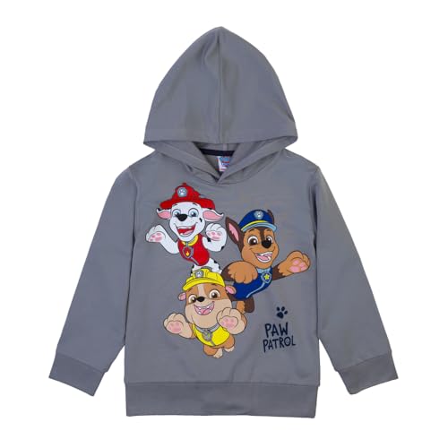 PAW PATROL Sweatshirt mit Marshall, Rubble und Chase 82009 grau, Größe 128, 8 Jahre von PAW PATROL