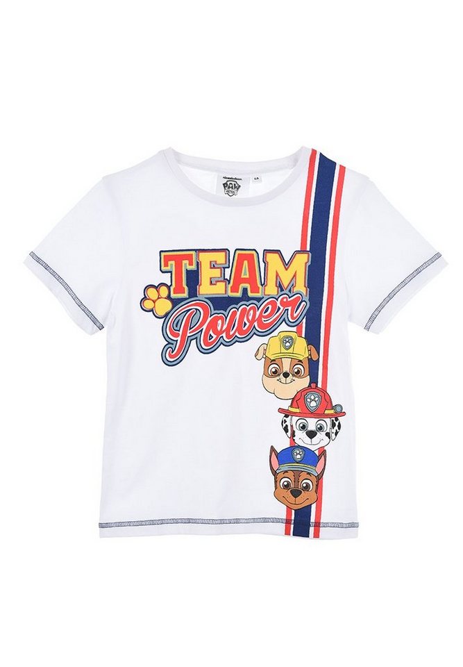 PAW PATROL T-Shirt Chase Rubble Marshall Kinder Jungen Kurzarm-Shirt von PAW PATROL