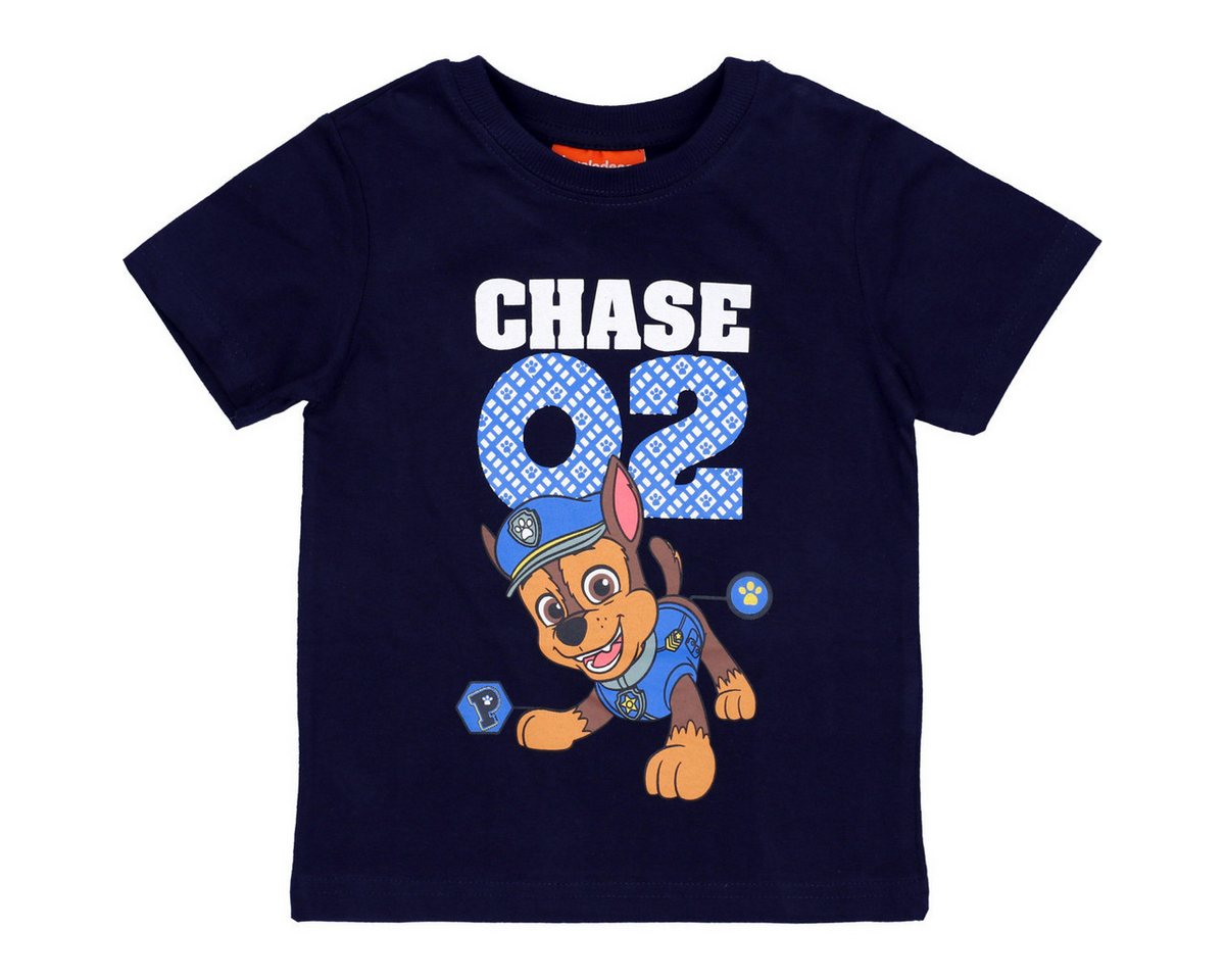 PAW PATROL T-Shirt Chase & Friends Unisex Kinder (1-tlg) Shirt, Oberteil, Leibchen, Funktionsshirt, Shortsleeve Shirt von PAW PATROL