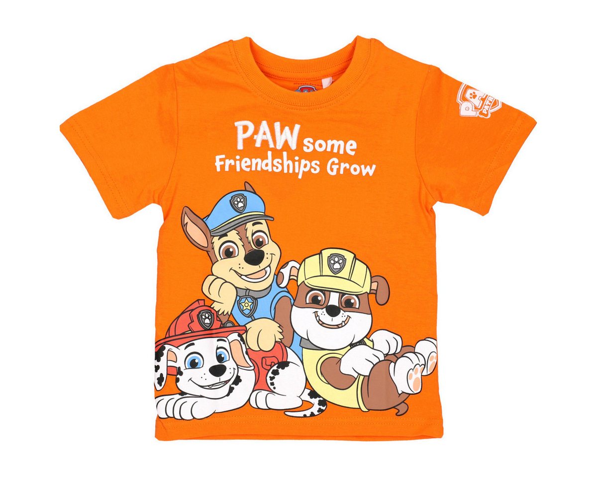 PAW PATROL T-Shirt Chase & Friends XT Unisex Kinder (1-tlg) Shirt, Oberteil, Leibchen, Funktionsshirt, Shortsleeve Shirt von PAW PATROL