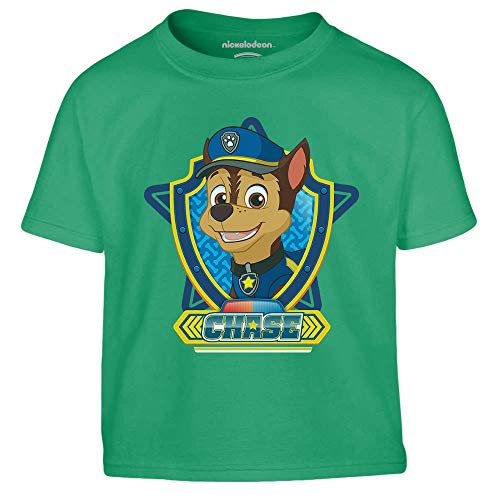 PAW PATROL Jungen Tshirt T-Shirt Jungen Chase Kinder T-Shirt Junge 116 Grün von PAW PATROL