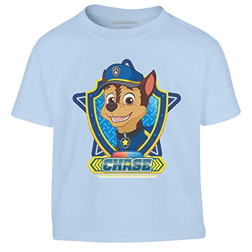 PAW PATROL Jungen Tshirt T-Shirt Jungen Chase Kinder T-Shirt Junge 116 Hellblau von PAW PATROL