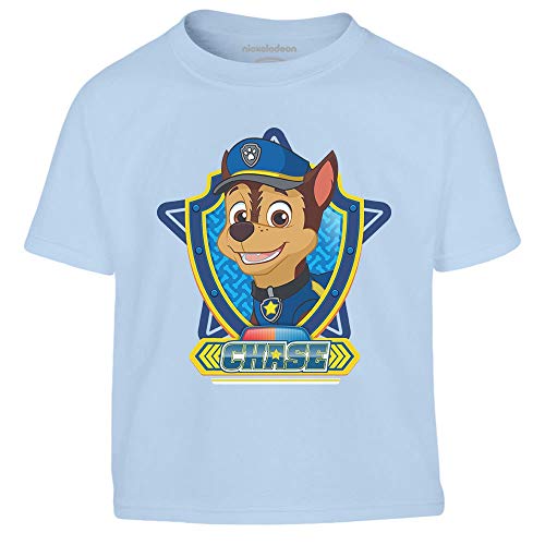 PAW PATROL - T-Shirt Jungen Chase Kinder Jungen T-Shirt 146 Hellblau von PAW PATROL