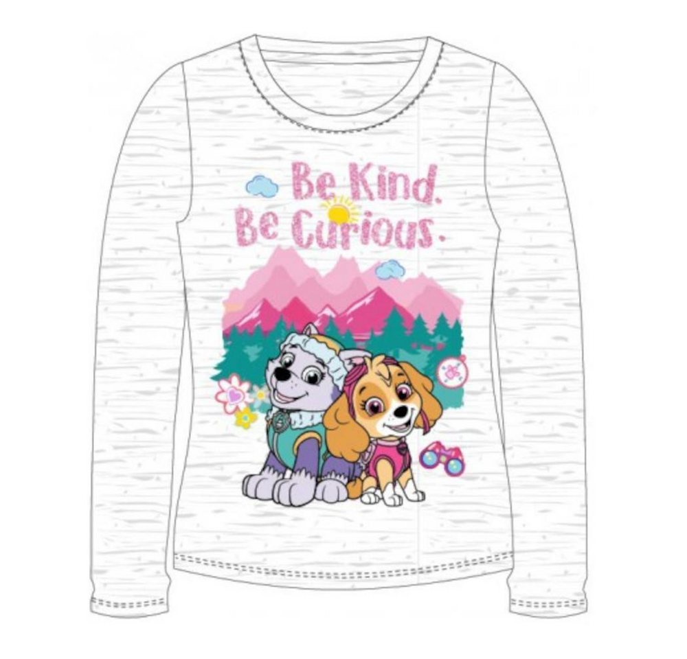 PAW PATROL T-Shirt PAW Patrol Langarm- Shirt für Mädchen, 'Be Kind. Be Curious.', Skye von PAW PATROL