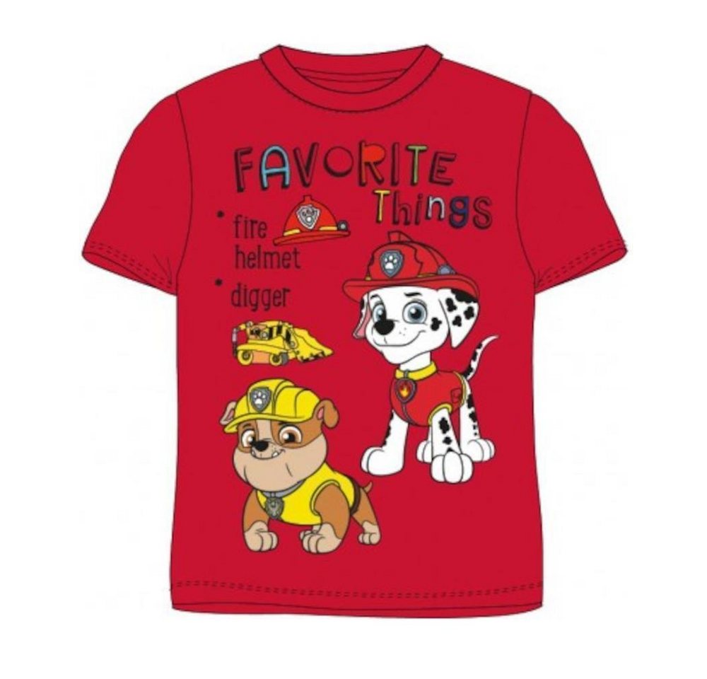 PAW PATROL T-Shirt PAW Patrol T-Shirt für Jungen, Kurzarm, Motiv: Favorite Things von PAW PATROL