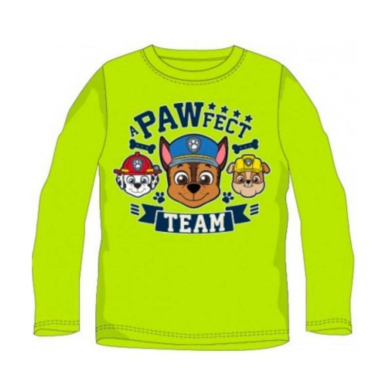 PAW PATROL T-Shirt Paw Patrol Langarm-T-Shirt für Jungen - "PAWFECT TEAM" Design, 100% von PAW PATROL