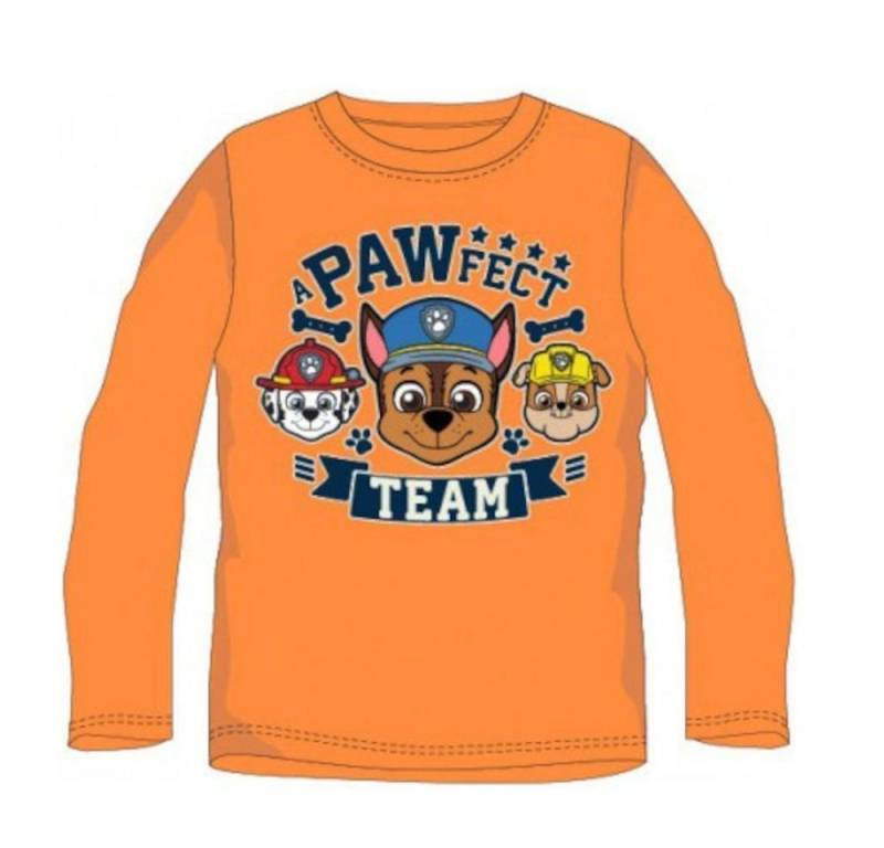 PAW PATROL T-Shirt Paw Patrol Langarm-T-Shirt für Jungen - "PAWFECT TEAM" Design, 100% von PAW PATROL