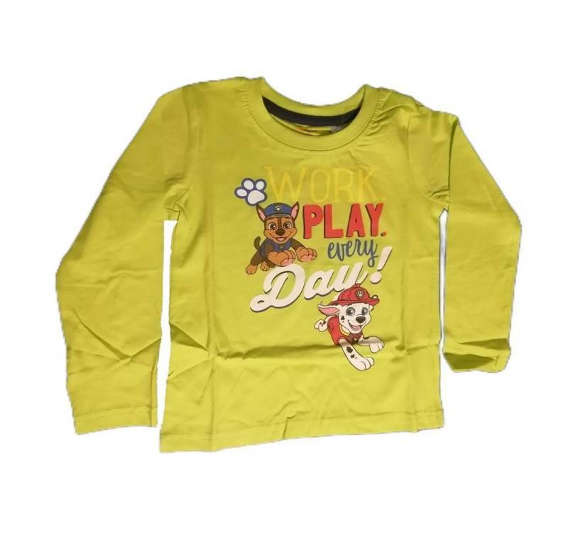 PAW PATROL T-Shirt Paw Patrol Langarm-T-Shirt für Jungen - "Work Play every Day!" von PAW PATROL