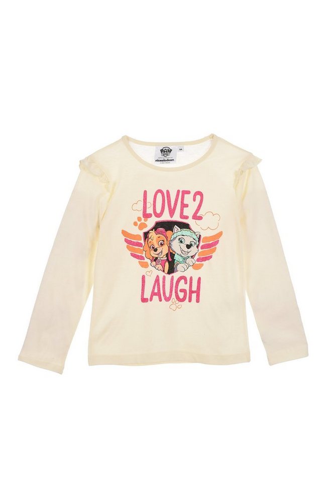 PAW PATROL T-Shirt Skye und Everest Kinder Mädchen Langarm Longsleeve von PAW PATROL