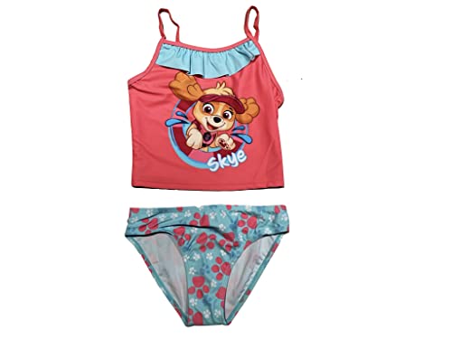 PAW PATROL Tankini Bikini Badeanzug Skye rosa/hellblau (as3, Numeric, Numeric_104, Regular) von PAW PATROL