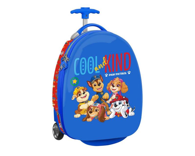 PAW PATROL Trolley Koffer für die Kabine The Paw Patrol paw patrol Blau Rot 16 23 L 28 x von PAW PATROL