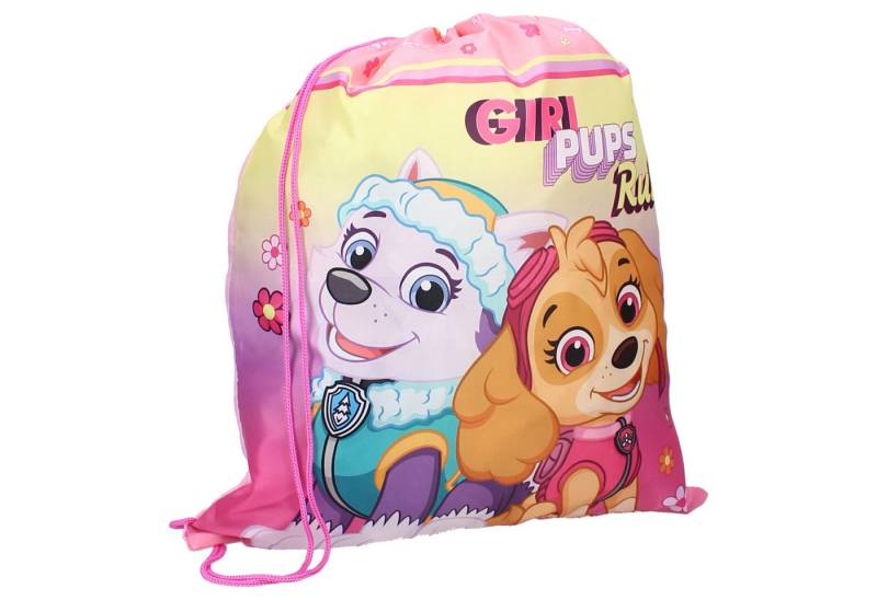 PAW PATROL Turnbeutel „Girl Pups Rule“ Turnbeutel – Perfekt für den Sportunterricht von PAW PATROL