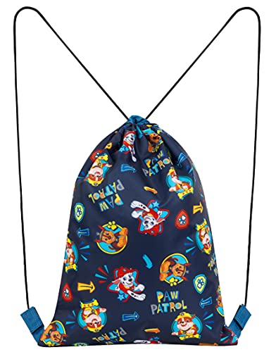 PAW PATROL Turnbeutel Kinder, Turnbeutel Kindergarten und Schule, Sportbeutel Junge Drawstring Bag von PAW PATROL