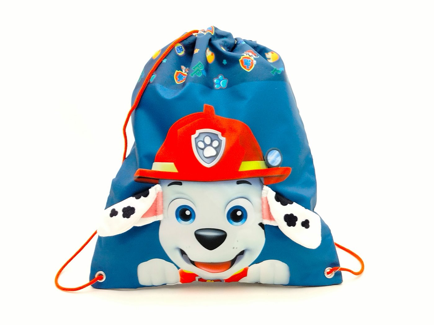 PAW PATROL Turnbeutel Paw Patrol Sportbeutel in Dunkelblau mit Plüschfigur von PAW PATROL