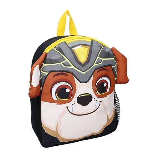 Paw Patrol Unisex Kinder Rubble, Mighty Kinofilm Rucksack, Mehrfarbig von PAW PATROL