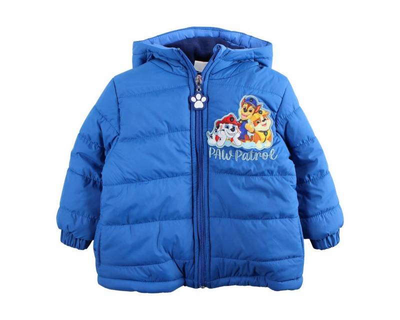 PAW PATROL Winterjacke Paw Patrol Chase Marshall Kinder Winterjacke Jungen Jacke mit Kapuze Gr. 92 bis 116 von PAW PATROL